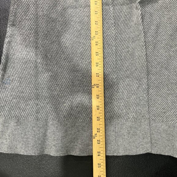 Croft & Barrow Sweater Top Womens M Ribbed V Neck Pullover Casual Career Cozy - Picture 5 of 7